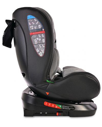 Столче за кола Lorelli - Nebula, i-Size, IsoFix, 40-150 cm, Black - 4