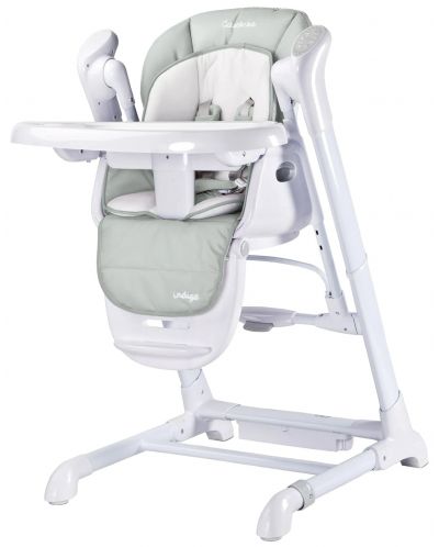 Столче за хранене и люлка 2 в 1 Caretero - Indigo, Light Grey  - 1