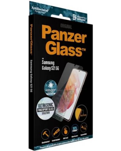 Стъклен протектор PanzerGlass - Ultrasonic Antibact, Galaxy S21 - 5
