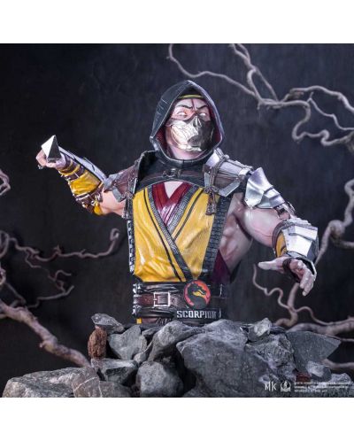 Статуетка бюст Nemesis Now Games: Mortal Kombat - Scorpion, 29 cm - 7