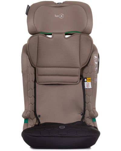 Столче за кола Chipolino - LuxX, IsoFix, i-Size, 76-150 cm, макадамия - 4