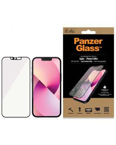 Стъклен протектор PanzerGlass - AntiBact/Bluelight, iPhone13 mini - 3