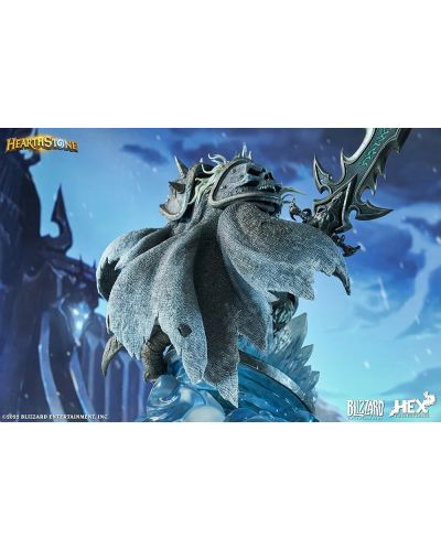 Статуетка HEX Collectibles Games: Hearthstone - The Lich King, 48 cm - 4