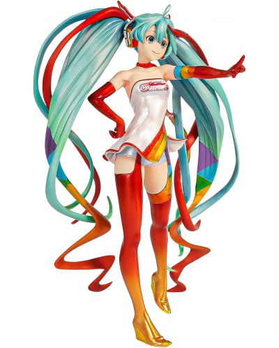 Статуетка Banpresto Animation: Hatsune Miku - Hatsune Miku (Chronicle Racing 2016), 19 cm - 2