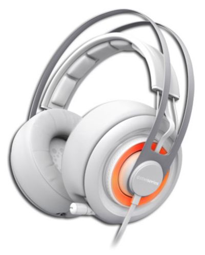 Гейминг слушалки SteelSeries - Siberia Elite, бели