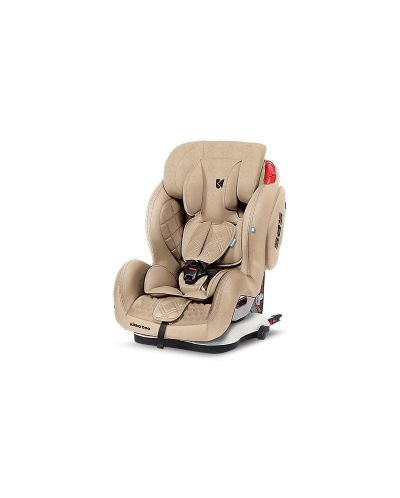 Столче за кола KikkaBoo Major - Бежово, с IsoFix, 9-36 kg