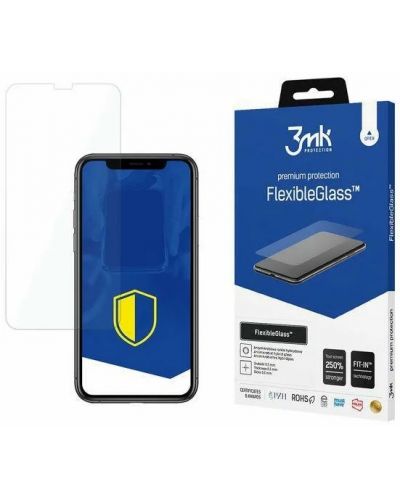 Стъклен протектор 3mk - FlexibleGlass, iPhone 11 Pro Max - 1