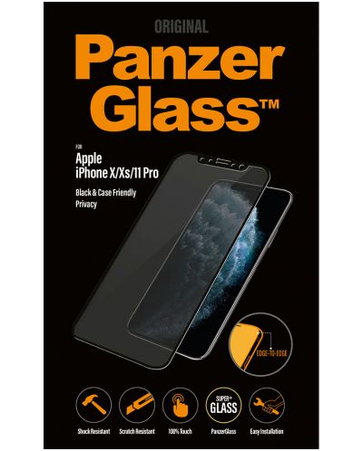Стъклен протектор PanzerGlass - Privacy CaseFriend, iPhone X/XS/11 Pro - 2