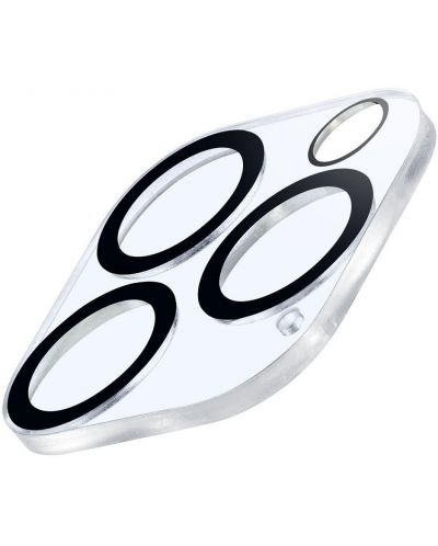 Стъклен протектор Cellularline - Camera Lens, iPhone 15 Pro/Max - 2