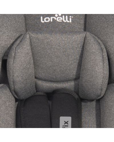Столче за кола Lorelli - Lynx IsoFix, 0-36 kg, черно-сиво - 6