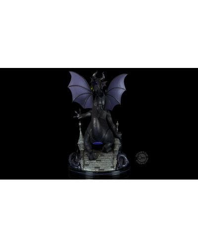 Статуетка Quantum Mechanix Disney: Villains - The Maleficent Dragon (Q-Fig Max Elite), 22 cm - 8
