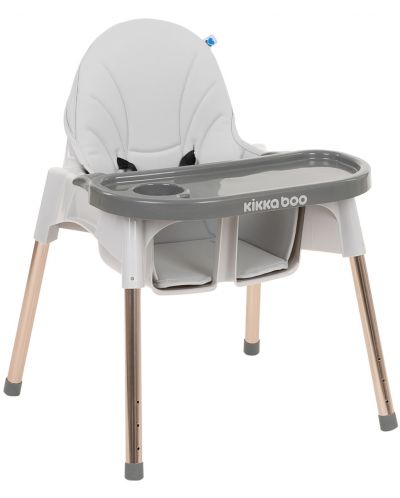 Столче за хранене KikkaBoo - Sky-High, Grey - 4