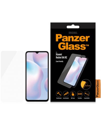 Стъклен протектор PanzerGlass - CaseFriend, Redmi 9A /9C - 3