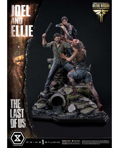 Статуетка Prime 1 Games: The Last of Us Part I - Joel & Ellie (Deluxe Version), 73 cm - 2