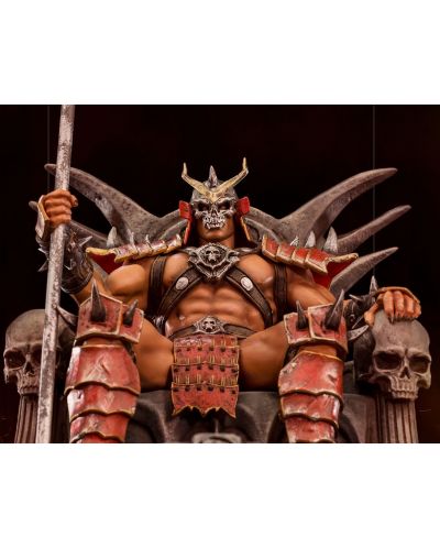 Статуетка Iron Studios Games: Mortal Kombat - Shao Khan, 25 cm - 2