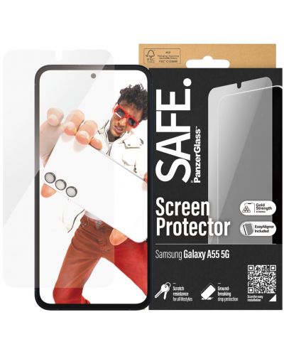 Стъклен протектор Safe - UWF, Galaxy A55 5G - 1