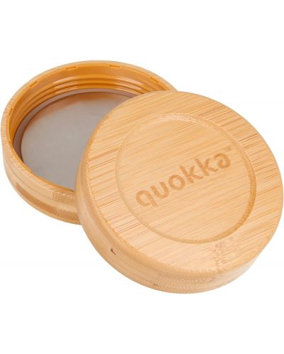Стъклен буркан за храна Quokka Deli - Wood Grain, 500 ml - 2