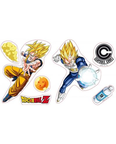 Стикери ABYstyle Animation: Dragon Ball Z - Goku & Vegeta - 1