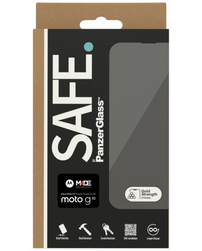 Стъклен протектор Safe - CaseFriendly UWF, Moto G32 - 4