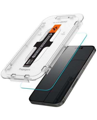 Стъклени протектори Spigen - tR EZ Fit, iPhone 14 Pro, 2 броя - 2