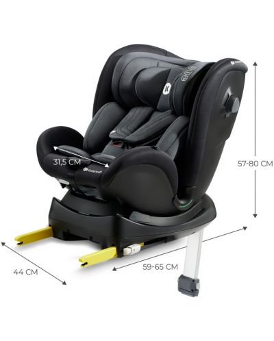 Столче за кола KinderKraft - XRIDER i-Size, 40-125 cm, Black - 10