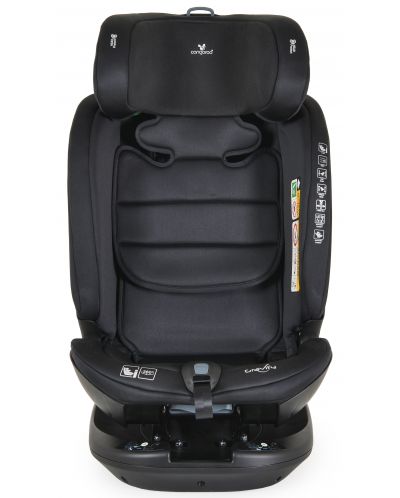 Стол за кола Cangaroo - Gravity, 360°, i-Size, с IsoFix , 40-150 cm, сив - 8