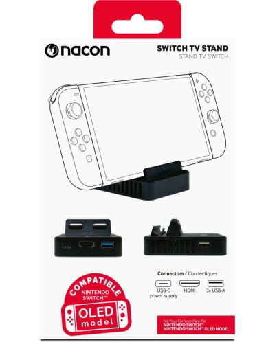 Стойка Nacon Switch TV Stand (Nintendo Switch/OLED) - 1