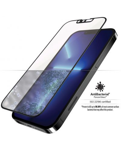 Стъклен протектор PanzerGlass - AntiBact/Bluelight, iPhone 13 Pro Max - 2