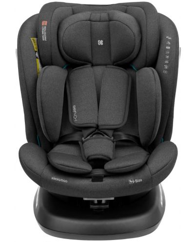 Стол за кола KikkaBoo - i-Cruise, IsoFix, i-Size, 40-150 cm, Dark Grey - 2