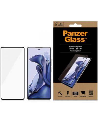 Стъклен протектор PanzerGlass - CaseFriend, Xiaomi Mi 11t - 4