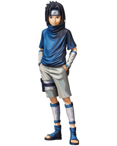 Статуетка Banpresto Animation: Naruto - Uchiha Sasuke (Manga Dimensions) (Grandista), 23 cm - 1