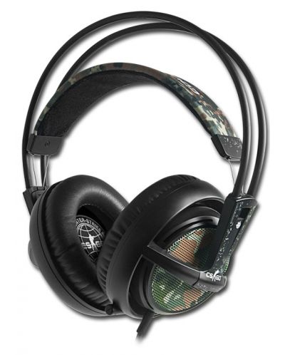 Гейминг слушалки SteelSeries - Siberia V2, Counter-Strike: Global Offensive Edition