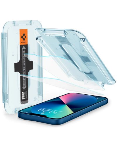 Стъклени протектори Spigen - tR EZ Fit, iPhone 13 mini, 2 броя - 1