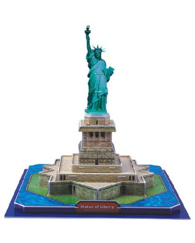 3D Пъзел Cubic Fun от 30 части - Statue of Liberty (U.S.A) - 1