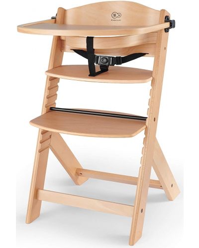Столче за хранене KinderKraft - Enock, дървено - 1