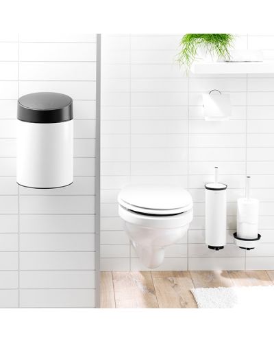 Стойка за резервна тоалетна хартия Brabantia - Profile, бяла - 3