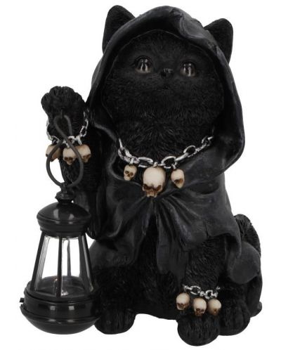 Статуетка Nemesis Now Adult: Gothic - Reaper's Feline Lantern, 18 cm - 1