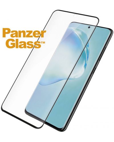 Стъклен протектор PanzerGlass - Case Friend, Galaxy S20, черен - 1