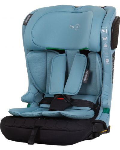 Столче за кола Chipolino - LuxX, IsoFix, i-Size, 76-150 cm, зелено - 1