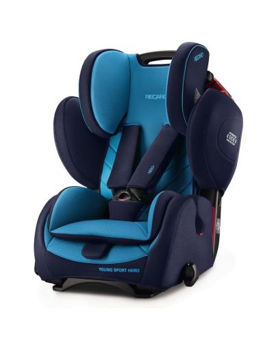 Столче за кола Recaro - Young Sport Hero, 9-36 kg, Xenon Blue