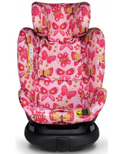 Столче за кола Cosatto - All in All Rotate, 0-36 kg, с IsoFix, I-Size, Flutterby Butterfly - 4