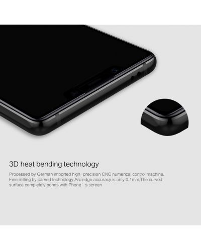Стъклен протектор Nillkin - 3D CP Plus Max, Xiaomi Mi 8 SE, черен - 5