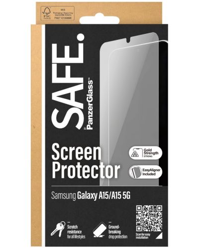 Стъклен протектор Safe - UWF, Galaxy A15/A15 5G - 4