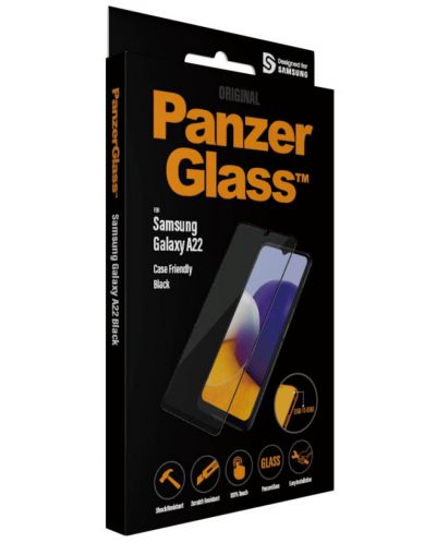 Стъклен протектор PanzerGlass - CaseFriend, Galaxy A22 - 3