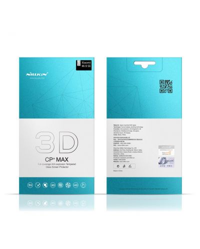 Стъклен протектор Nillkin - 3D CP Plus Max, Xiaomi Mi 8 SE, черен - 8