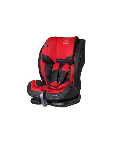Столче за кола KinderKraft Gravity - Червено, 9-36 kg - 1