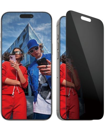 Стъклен протектор PanzerGlass - Privacy Ultra-Wide Fit, iPhone 16 Pro Max - 3