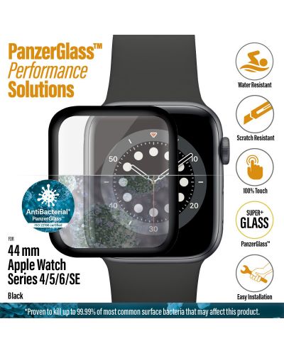 Стъклен протектор PanzerGlass - Apple Watch 4/5/6/SE, 44 mm - 2