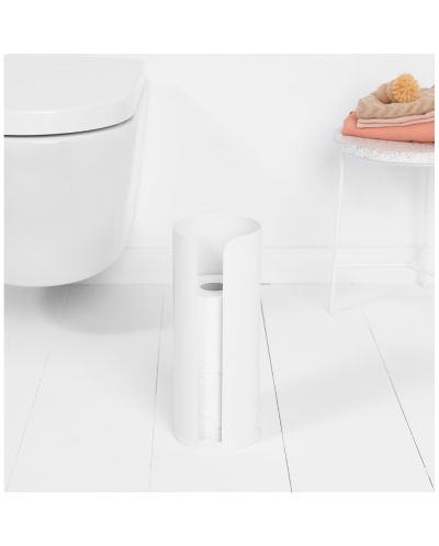 Стойка за резервна тоалетна хартия Brabantia - ReNew, White - 5