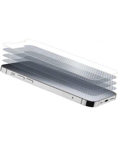 Стъклен протектор Cellularline - Tetra, iPhone 13/13 Pro - 3